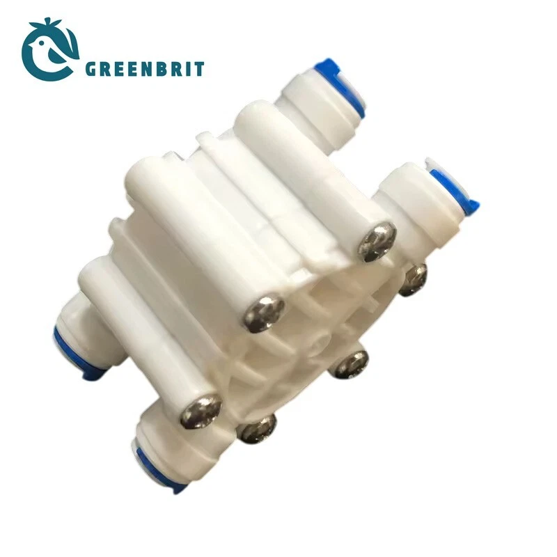 4-Way Auto Shut-Off Valve for Reverse Osmosis (RO) Water Purifier Systems